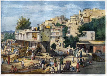 Uitzicht op Peshawar, Pakistan