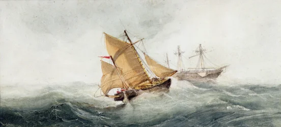 Naderend het Wrak, 1837