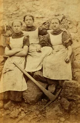 Arbeiders van de Tredegar Iron Works, Wales