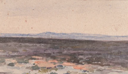 Landschap: Vallei met Berg in de Verte