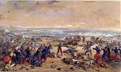 De Slag bij Tcherneya, 16 augustus 1855