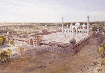 De Jami Masjid, Delhi, 1864