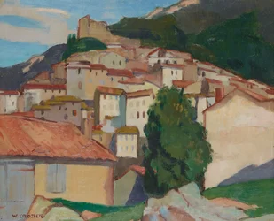 Bormes (olieverf op board)