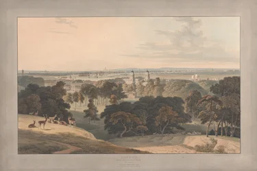 Plaat I: Londen vanuit Greenwich Park
