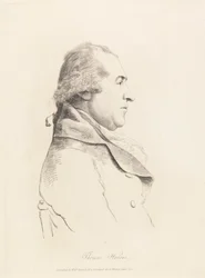 Portretstudie van Thomas Hearne