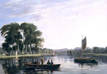 Uitzicht op de Theems bij Richmond