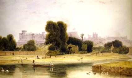 Windsor Castle vanuit Eton, Berkshire