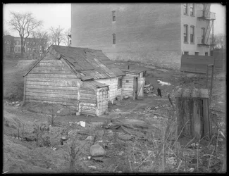 K.E. Barry squattershut, locatie onbekend, ca. 1911