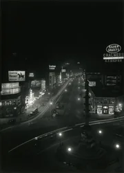 Nachtzicht in Columbus Circle, ca.1910-21