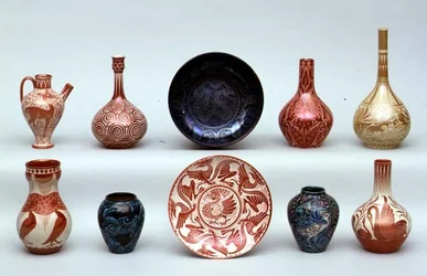Selectie van Lustreware