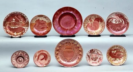 Selectie van Rode Lustre Ware