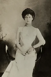 Portret van Maud, koningin van Noorwegen (foto)