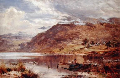 Cum Bychan, nabij Harlech, Wales