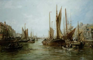 Kade met Vissersboten