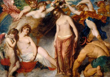 Pandora Gekroond door de Seizoenen, 1824