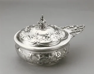 Porringer met deksel