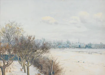 Winter in de Ouse-vallei, 1891