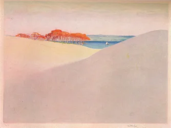 Zandduinen, Denemarken, ca. 1917