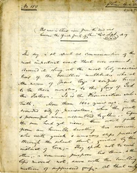 Manuscript van Preek nr. 159 door William Greenleaf Eliot, 15 april 1838