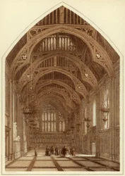 Interieur van het Guildhall, City of London, 1886