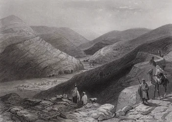 Etham, nabij Bethlehem (gravure)