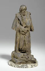 Maquette voor Alfred, Lord Tennyson zittend aan Trinity College, Cambridge