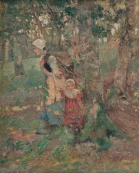 De rand van het bos, ca. 1916