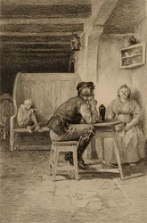 Zonder titel (scène in een café)