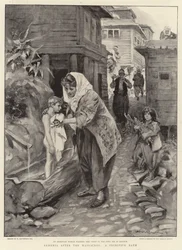 Armenië na de Massacres, een primitief bad