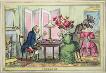 Cribbage, uitgegeven door Thomas McLean, Londen