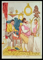 Regency a la Mode, cartoon