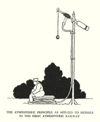 Illustratie voor Railway Ribaldry door W Heath Robinson