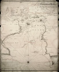 Een trigonometrische survey van Plymouth Sound