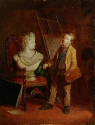 De jonge kunstenaar