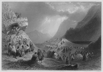 Een Patroon in Connemara (gravure)