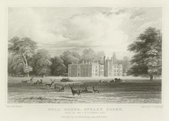Bell House, Aveley, Essex, zetel van Sir T B Lennard, Baronet