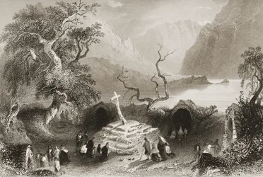 Gougane Barra, County Cork, Ierland, uit 