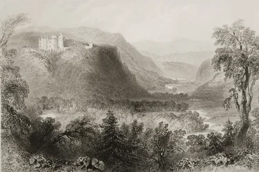 Vale of Avoca, County Wicklow, Ierland, uit 