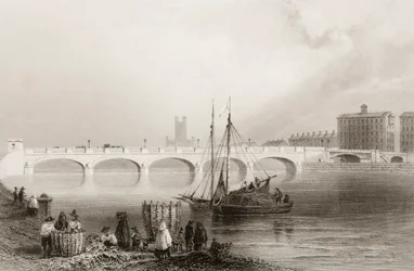 Wellesley Bridge, Limerick, Ierland, uit 