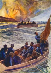 Illustratie voor De wereld van ijs of de walvisvaart van De Dolfijn