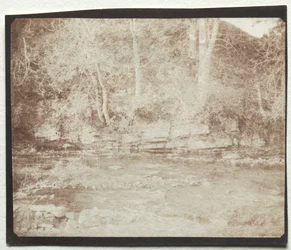 Een bergbeekje dat stroomt aan de voet van Doune Castle, 1844