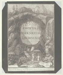 Kopie van de titelpagina voor "Inclytae Regiae Societati Londinensi"