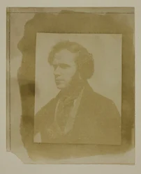 Portret van Henneman in profiel
