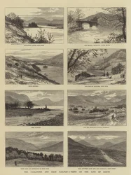 De Callander en Oban-spoorweg, uitzichten op de route