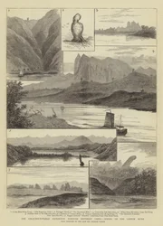 De Colquhoun-Wahab expeditie door Zuid-China, scènes op de Canton-rivier