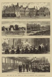 Het Bezoek van de Prins van Wales aan Bradgate Park, Leicestershire