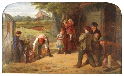 Het dorpsspel, 1860