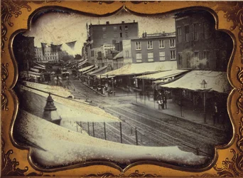 Chatham Square, New York, c.1853