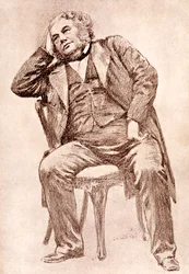 Mark Lemon, 19e eeuw redacteur van Punch magazine, 1909
