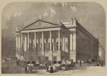 Het nieuwe Koninklijke Italiaanse operahuis, Covent Garden, Edmund Barry, architect